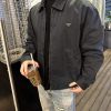 Prada Zipper Denim Blouson Jacket- Black