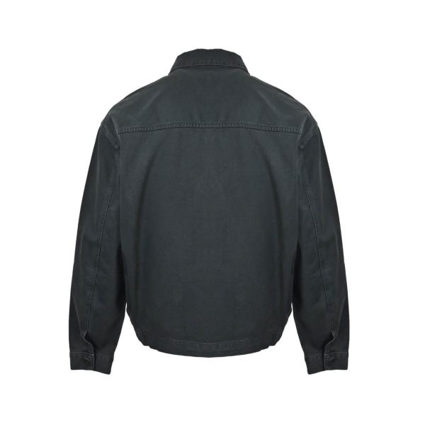 Prada Zipper Denim Blouson Jacket- Black