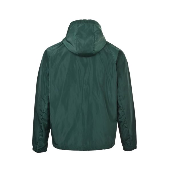 Prada Zipper Recycled Re-Nylon Hooded Jacket- Jungle Green (8) Prada Zipper Recycled Re-Nylon Hooded Jacket- Jungle Green
