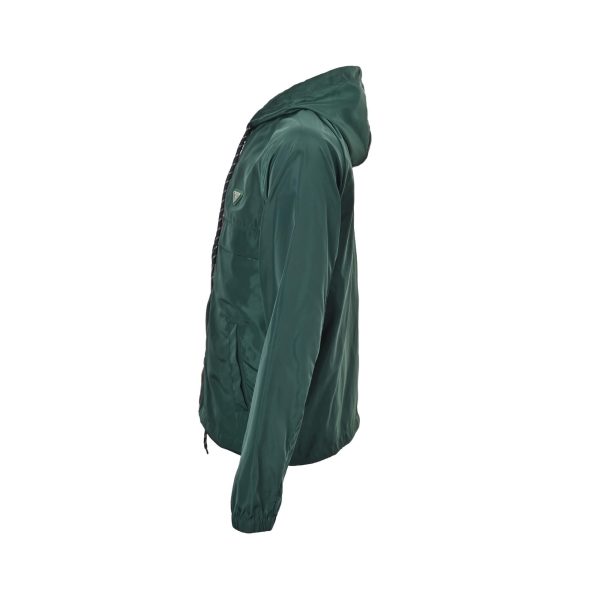 Prada Zipper Recycled Re-Nylon Hooded Jacket- Jungle Green (9) Prada Zipper Recycled Re-Nylon Hooded Jacket- Jungle Green