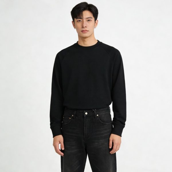 Ralph Lauren Double RL Denim Pants- Black (1) Ralph Lauren Double RL Denim Pants- Black