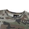 Stüssy Raglan Thermal Long-Sleeve Crew T-Shirt- Black Desert Camouflage