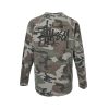 Stüssy Raglan Thermal Long-Sleeve Crew T-Shirt- Black Desert Camouflage