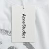 Acne Studios Distressed Ring Print Logo T-shirt- White