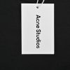 Acne Studios Logo Cotton-Blend Jersey T-Shirt- Black