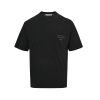 Acne Studios Logo Cotton-Blend Jersey T-Shirt- Black