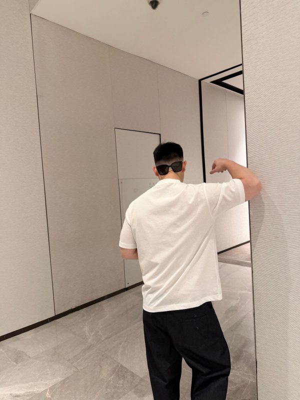 Acne Studios Logo Cotton-Blend Jersey T-Shirt- White