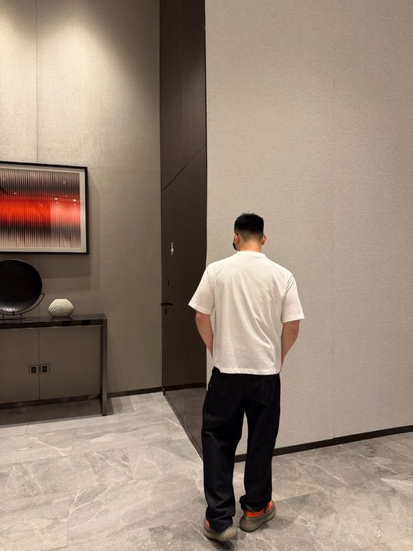 Acne Studios Logo Cotton-Blend Jersey T-Shirt- White