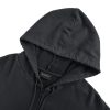 Balenciaga Bal Oversized Zip Hoodie- Black