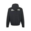 Balenciaga Bal Oversized Zip Hoodie- Black