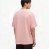 Balenciaga Cola Rhinestone Distressed T-shirt- Pink