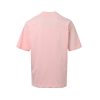 Balenciaga Cola Rhinestone Distressed T-shirt- Pink