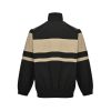 Balenciaga Contrast Stripe Zip Up Windbreaker Jacket- Nude