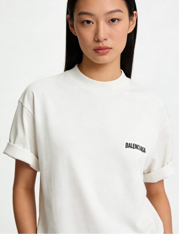 Balenciaga Masking Tape T-shirt- White
