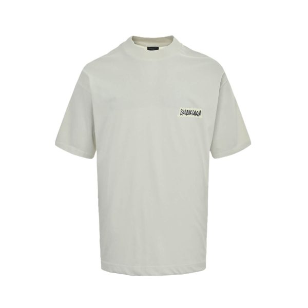 Balenciaga Masking Tape T-shirt- White