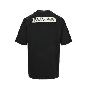 Balenciaga Masking Tape T-shirt- Black