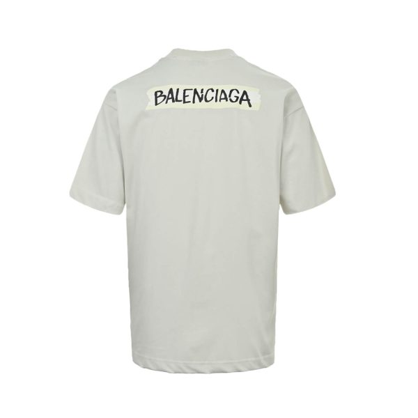 Balenciaga Masking Tape T-shirt- White