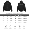 Balenciaga True Two-Piece Patchwork Hoodie- Black