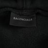 Balenciaga True Two-Piece Patchwork Hoodie- Black