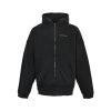 Balenciaga True Two-Piece Patchwork Hoodie- Black