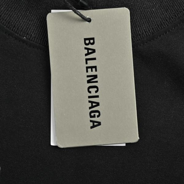 Balenciaga star-print T-shirt- Black