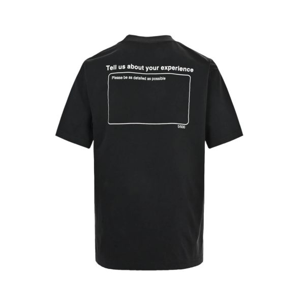 Balenciaga star-print T-shirt- Black