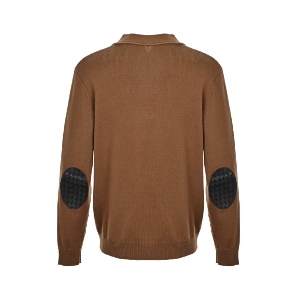 Bottega Veneta Wool Cardigan Sweater- Brown