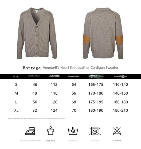 Bottega Veneta Wool Cardigan Sweater- Gray (12) Bottega Veneta Wool Cardigan Sweater- Gray