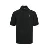 Brunello Cucinelli Embroidered Cotton Polo Shirt- Black