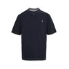 Brunello Cucinelli logo Short Sleeve- Navy Blue
