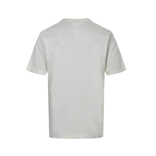 Burberry B Crest Cotton T-shirt- White