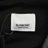Burberry B-logo Checkered Zip-up Hoodie- Black