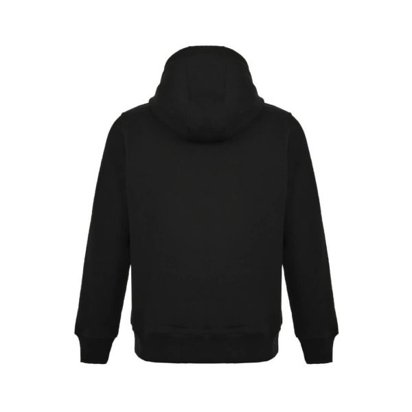 Burberry B-logo Checkered Zip-up Hoodie- Black