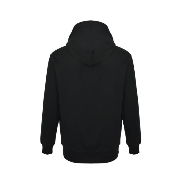 Burberry Color Logo Equestrian Embroidered Hoodie- Black