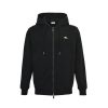 Burberry Cross Stitch EKD Cotton Hoodie- Black