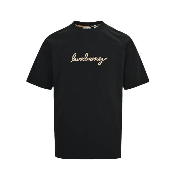 Burberry EKD Cotton T-shirt- Black
