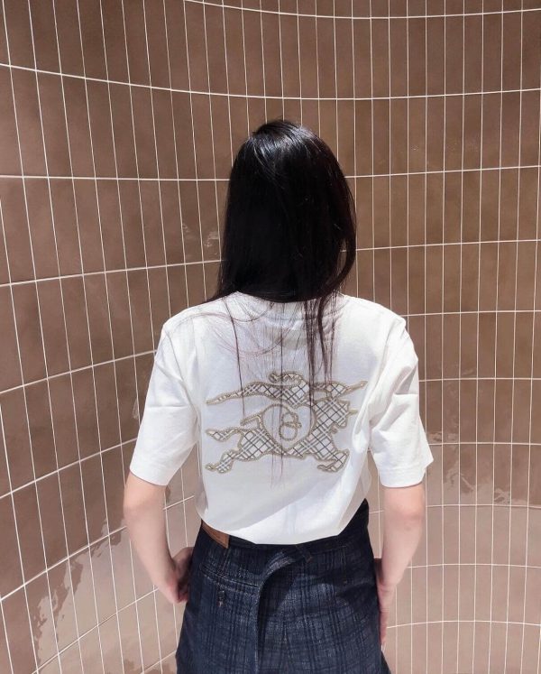 Burberry EKD Cotton T-shirt- White