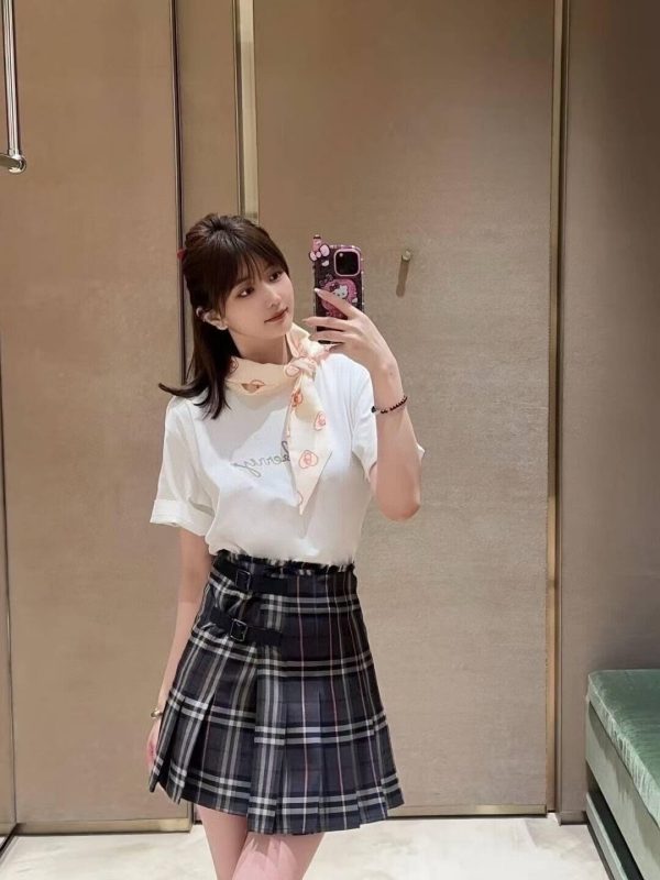 Burberry EKD Cotton T-shirt- White