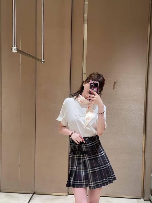 Burberry EKD Cotton T-shirt- White