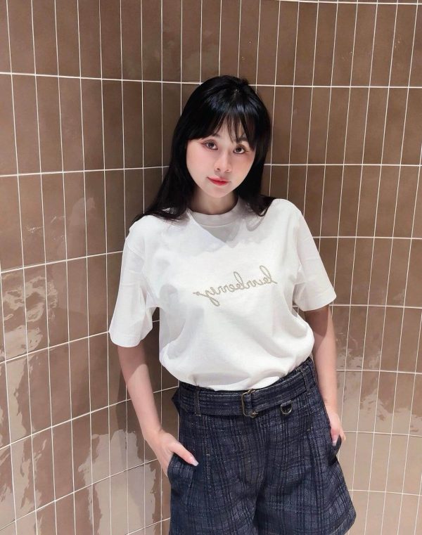 Burberry EKD Cotton T-shirt- White