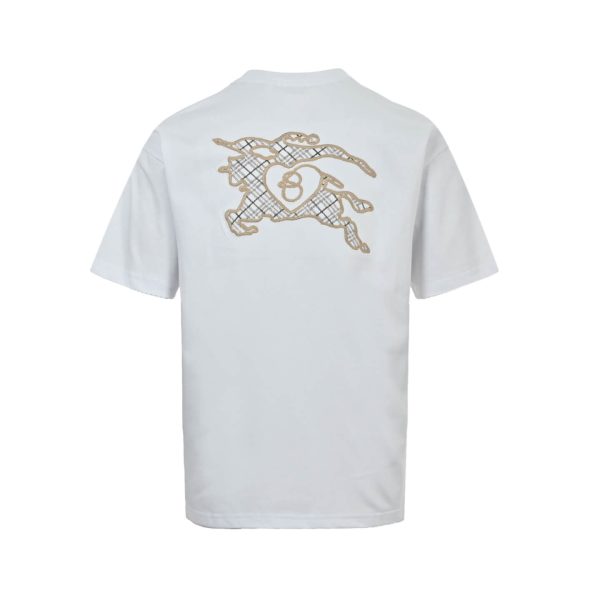 Burberry EKD Cotton T-shirt- White