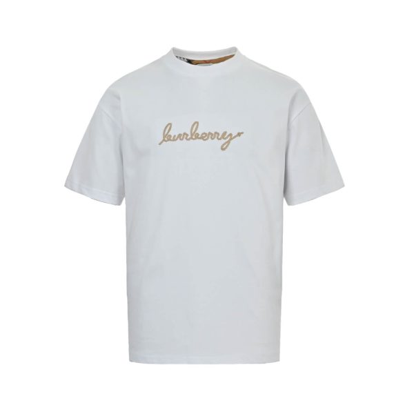 Burberry EKD Cotton T-shirt- White