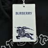 Burberry Gothic Logo Cotton Hoodie- Black