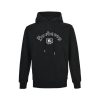 Burberry Gothic Logo Cotton Hoodie- Black