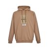 Burberry Logo-print Pullover Hoodie- Beige