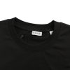 Burberry Long-sleeved Signature Logo Embroidery T-shirt- Black