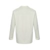 Burberry Long-sleeved Signature Logo Embroidery T-shirt- White