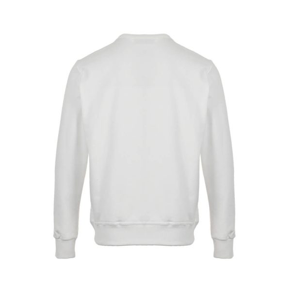 Burberry Patch Label Crew Neck Sweatshirt- White