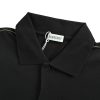 Burberry Shield Logo Embroidered Polo Shirt- Black
