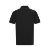 Burberry Shield Logo Embroidered Polo Shirt- Black